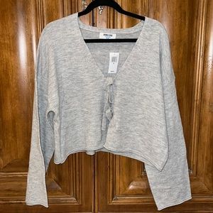 Double Zero Tie Front Cardigan